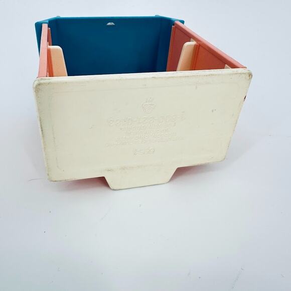 LITTLE TIKES Miniature VICTORIAN PLAY HOUSE DOLLHOUSE Pink Blue Replica USA 4" - Picture 7 of 11